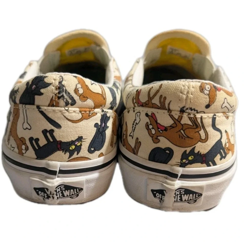 Vans The Simpsons Kids Shoes Slip On Family Pets Kids SZ 4.5
